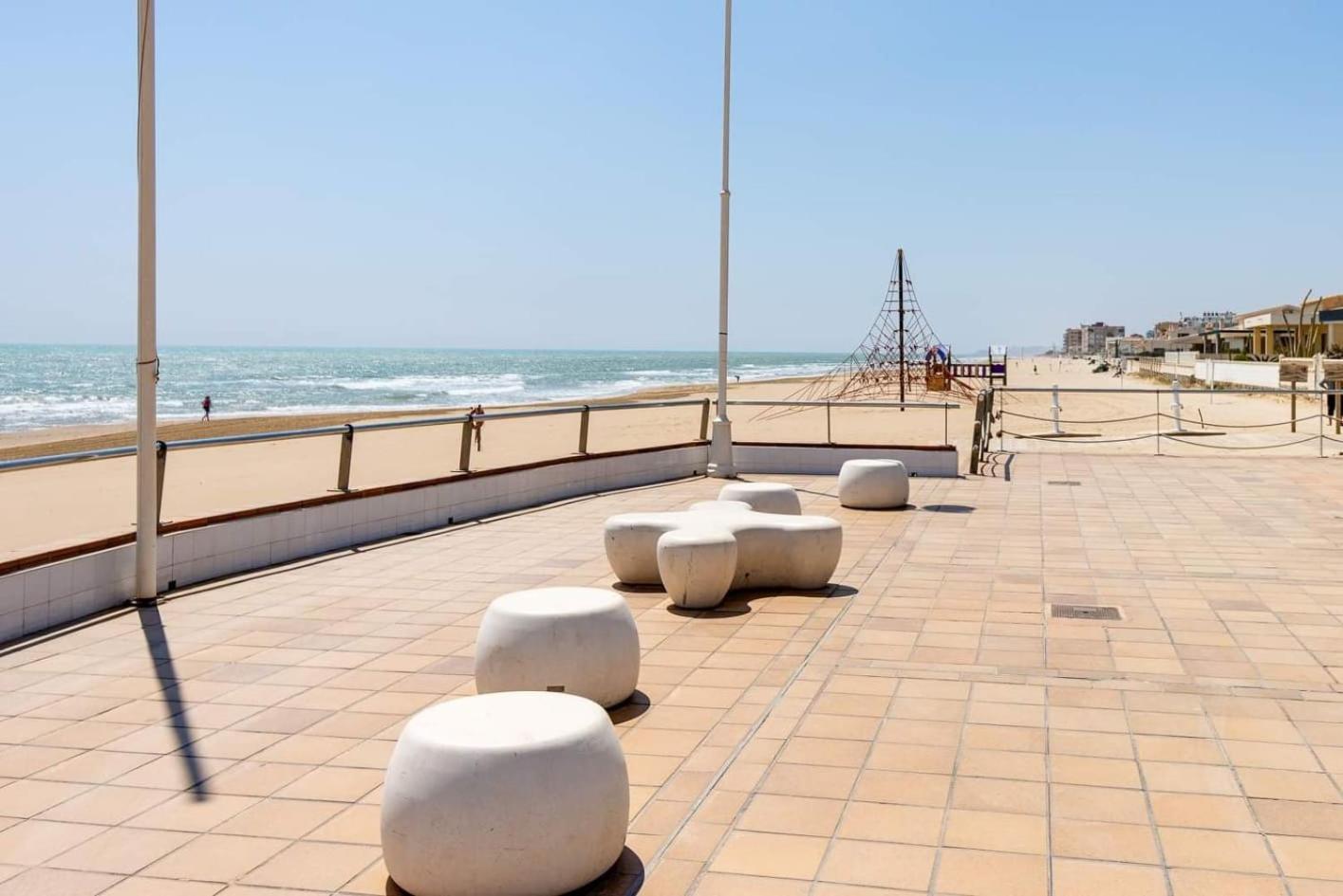 Excelente Apartamento Vacacional En Guardamar A Unos Pasos De La Playa, Calle Paraguay كوارذامار ذيل سيغورا المظهر الخارجي الصورة